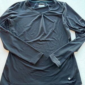 Columbia Women's Black Long Sleeve Top - Omni-wick and shade